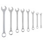 Nycklar med öppningsändar 6-19 mm, set med 8 stycken.