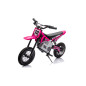 Crossmotor På Batteri A9901 Rosa 36V