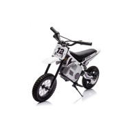 Crossmotor på batteri A9901 Vit 36V