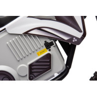 Crossmotor på batteri A9901 Vit 36V