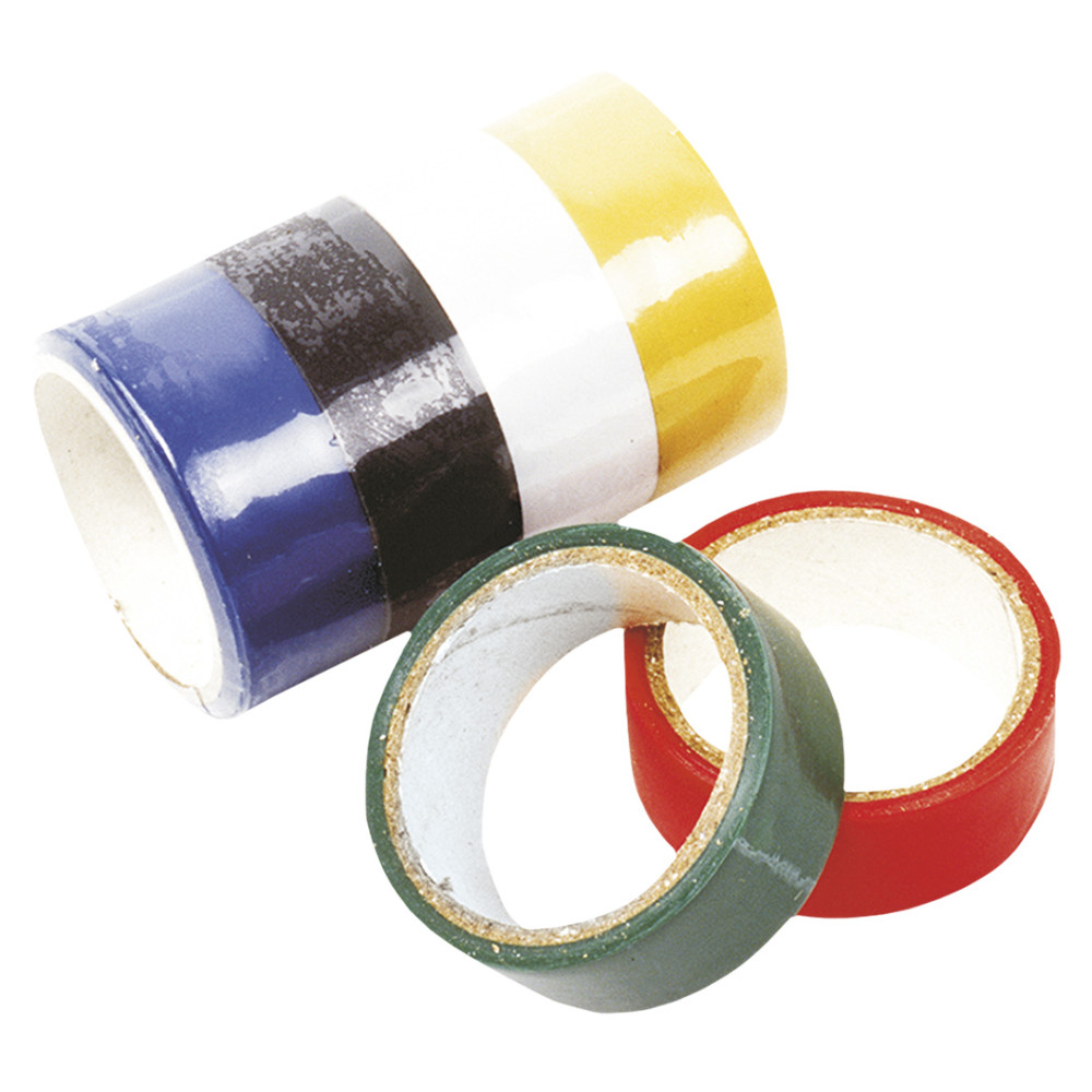 Isoleringsband, 19 mm x 3 m, 6 st. Isoleringsband, 19 mm x 3 m, 6 st.