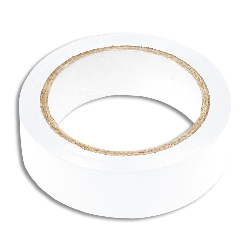 Isoleringsband 10 m x 19 mm, vitt Isoleringsband 10 m x 19 mm, vitt