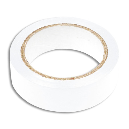 Isoleringsband 10 m x 19 mm, vitt