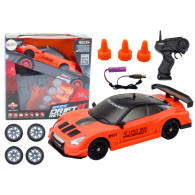 Sportbil Fjärrstyrd RC 124 Orange Bytbara Hjul