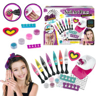 Stor Nagellackset med Glitterpennor