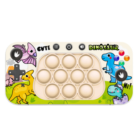 Arkadspelkonsol Pop It med 4 spelalternativ - Dinosaurier