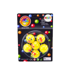 Set med Gummibollar Emoji Gula 6 st | HandlaSmidigt.se