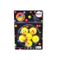 Set med Gummibollar Emoji Gula 6 st