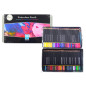 Stor set med 160 lösliga färgkritor