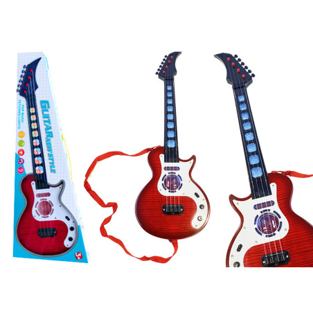 Elgitarr för barn Ljusa melodier Röd | HandlaSmidigt.se