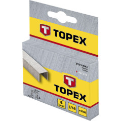 Häftklamrar typ J, 6 mm, 1000 st.