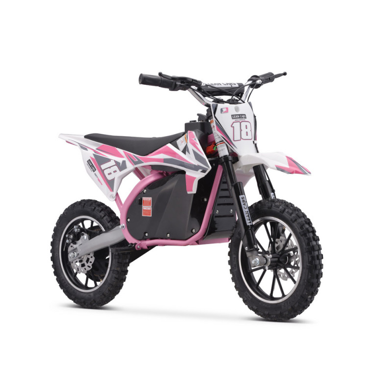 Motorcrosscykel TRAIL KING på batteri HP114E Rosa
