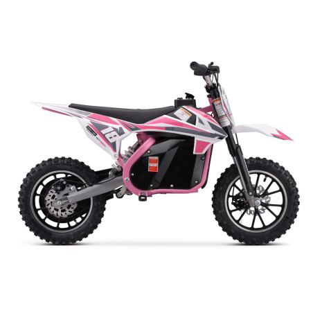 Motorcrosscykel TRAIL KING på batteri HP114E Rosa