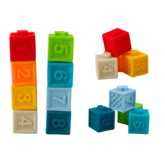 Mjuka pedagogiska badklossar 20 delar Djur Former