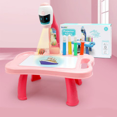 Miniprojektor Robotbord 2-i-1 Tillbehör Rosa | HandlaSmidigt.se