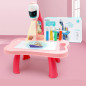 Miniprojektor Robotbord 2-i-1 Tillbehör Rosa