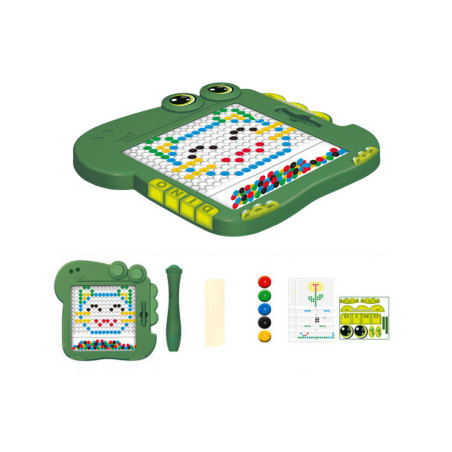 Magnetisk Dinosauriepusselgrön Pedagogiskt Whiteboard