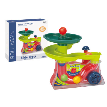 Fontän Rutschbana för bollar Boll Ljud Färgglad