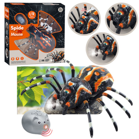 Fjärrstyrd Spindel Tarantula Infraröd Svart RC ST