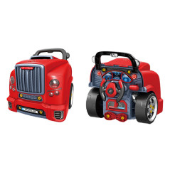 Lastbilsmotor För Att Skruva Isär Röd Verktygssats för Hemmafixare Werkstatt