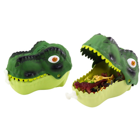Set med Stora Dinosauriefigurer Grön Dinosaurie 45 Delar