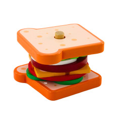 Smörgåsbricka Trä 8 Delar Kort Med Recept 10 St.