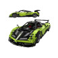 Byggsats för fjärrstyrd bil Rastar 18 Pagani Huyara BC Grön 2896 Delar