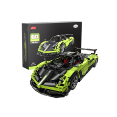 Byggsats för fjärrstyrd bil Rastar 18 Pagani Huyara BC Grön 2896 Delar
