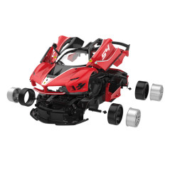 Konstruktionsklossar Rastar 118 Ferrari FXXK EVO Röd 88 Delar