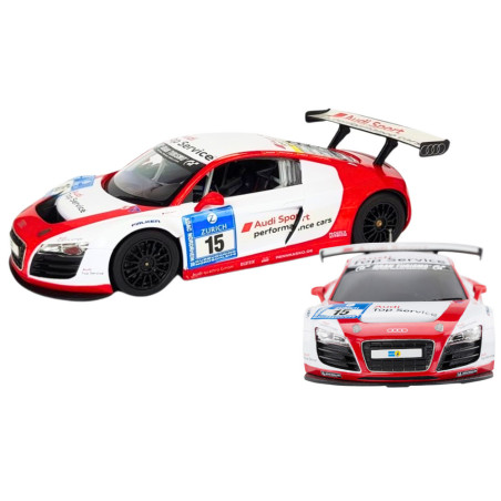 Bil RC 124 Fjärrstyrd Sportbil AUDI R8 LMS Vit