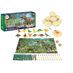 Set med dinosaurieägg Figurgrävning Brädspel 12 st | HandlaSmidigt.se