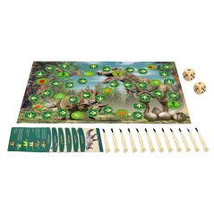 Set med dinosaurieägg Figurgrävning Brädspel 12 st