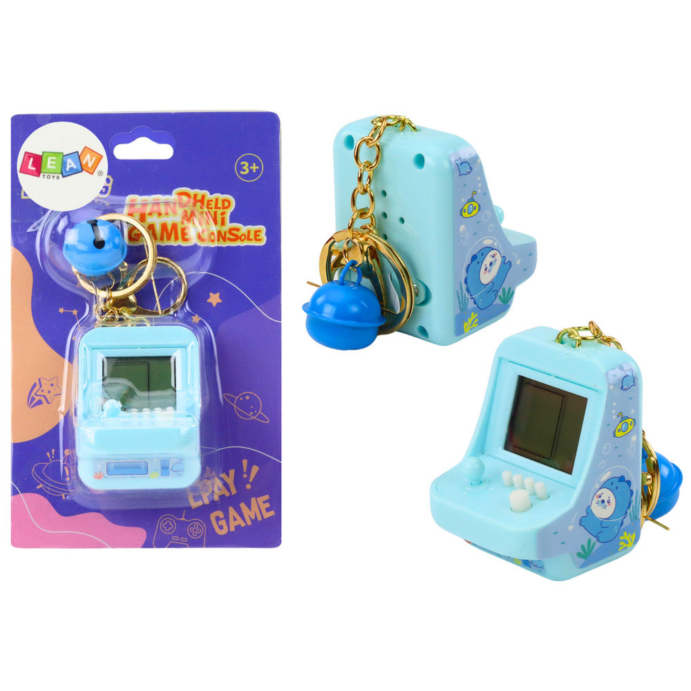 Elektroniskt Tetris Pocket Keychain Blå Elektroniskt Tetris Pocket Keychain Blå