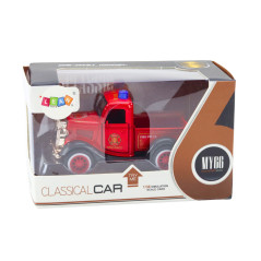 Klassisk brandbil 136 med ljus- och ljudfunktioner, röd.