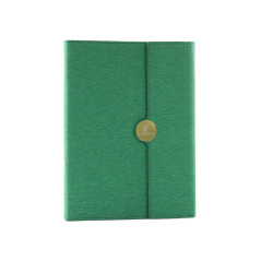 Anteckningar Kontorsmagnet Anteckningsbok A5 Linjerad med Grön Fodral