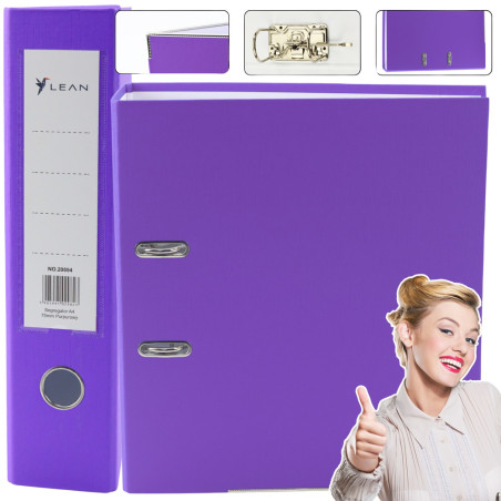 Dokumentmapp A475mm Spärrmekanism Lila