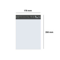 Kurirkuvert Foliopak 100 stycken 170x350mm