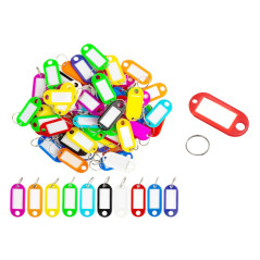 Nyckelringar Förpackning 100 stycken Blandade Färger