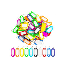 Nyckelringar Förpackning 100 stycken Blandade Färger