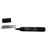 Set med Vattentäta Permanent Svarta Pennor 10 st.