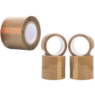 Tejp Brun Syntetiskt Gummi 48MM50M 54Yd Stark