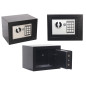 Elektronisk kodlås säkerhetsskåp i svart stål