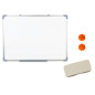 Magnetiskt Whiteboard Torkbar Mångsidig Svamp 2 Magneter 45x60cm