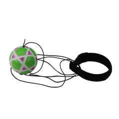 Boll för att slå på gummibandet, färgad strukturband 6 cm