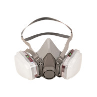 Ansiktsmask Halvmask Motståndsdammskydd Lackering 2 Kolfilter