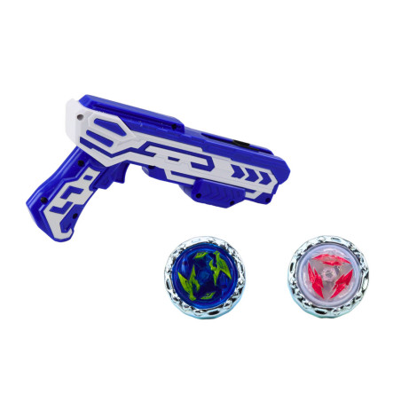 Set Pistol Launcher 2 Metal Discs Blue Lights

Would you like me to help you with anything else