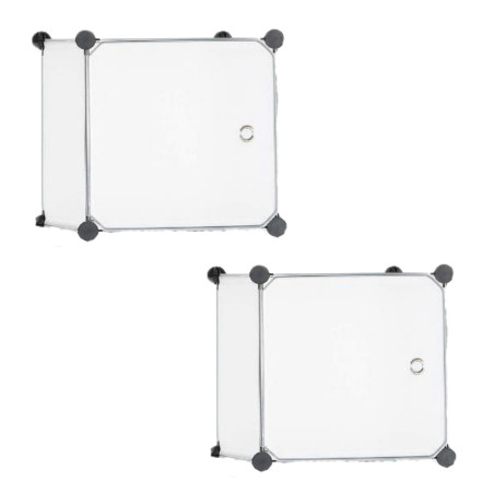 Modulär Skohylla Tillbehör 5 Fack Transparent