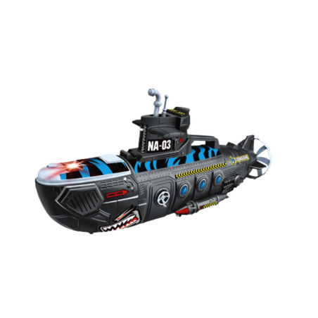 Militär ubåt Svart Ljus Ljud