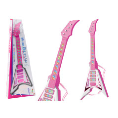 Elgitarr för barn Ljusa melodier Rosa | HandlaSmidigt.se