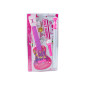 Set Elgitarr Stativ med Mikrofon Batteridriven Rosa